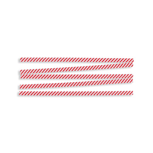 Partes - Amarras - 7&quot; Blanco/Rojo 2000/1 - Und