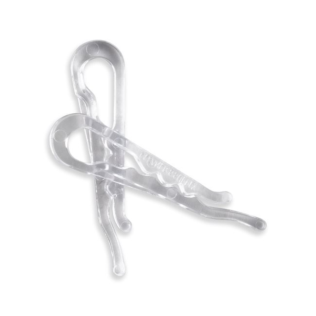 Plasticos - Clips de Camisa - Transparente 1000/1 - Und