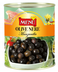 Enlatados - Aceitunas Negras con Semillas - MENU - 840 g - Und