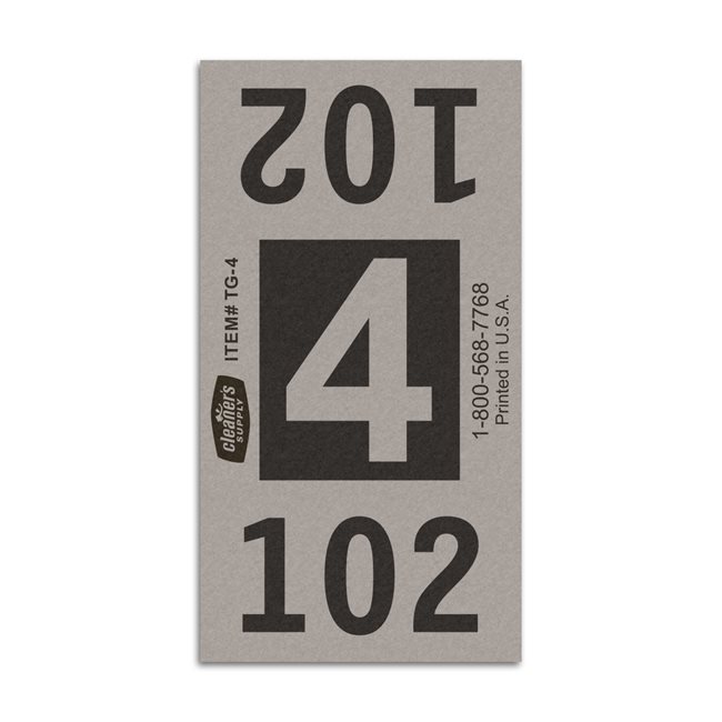 Etiquetas - Tickets Numerados  - CLNR - #4 Gris 5000/1 - Und