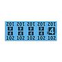 Etiquetas - Tickets Numerados  - CLEANER SUPPLY - #4 Azul 1000/1 - Und