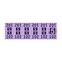 Etiquetas - Tickets Numerados  - CLEANER SUPPLY - #5 Morado - Und