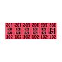Etiquetas - Tickets Numerados  - CLEANER SUPPLY - #5 Rojo - Und