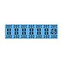 Etiquetas - Tickets Numerados  - CLEANER SUPPLY - #6 Azul - Und