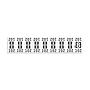 Etiquetas - Tickets Numerados - CLEANER SUPPLY - #8 Blanco - Und