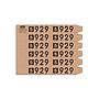 Etiquetas - Ticket Sencillo # 5 - Cleaner Supply - 1000/1 - Und