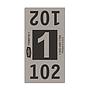 Etiquetas - Tickets Numerados  - CLNR - #1 Gris 2000/1 - Und