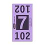 Etiquetas - Tickets Numerados  - CLNR - #7 Morado 8000/1 - Und
